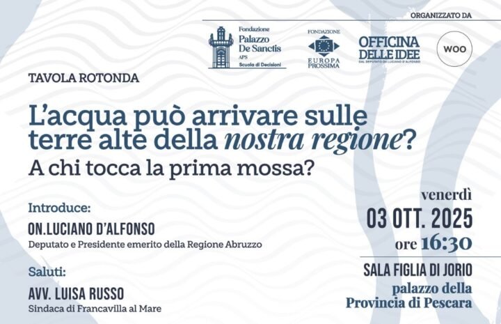 Convegno “Àn.co.re urbane: acqua – dal Mare alle Terre Alte”