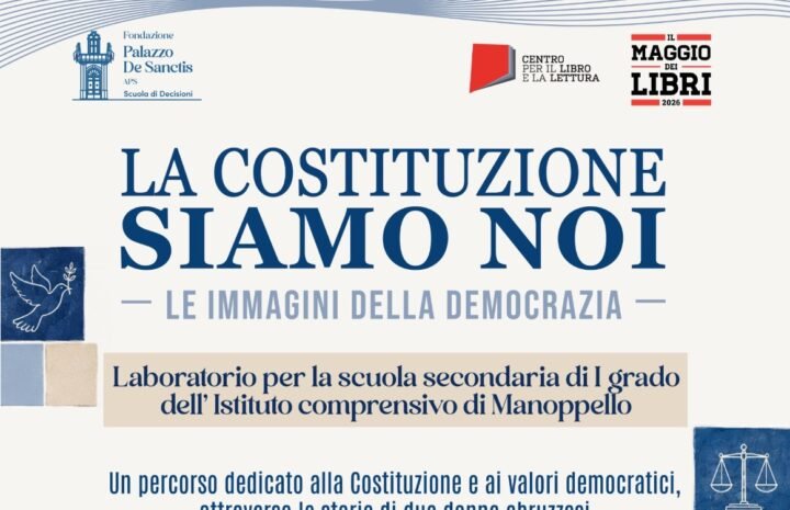 Il Maggio dei Libri presso l’I.C. Manoppello con la Fondazione Palazzo De Sanctis APS ETS